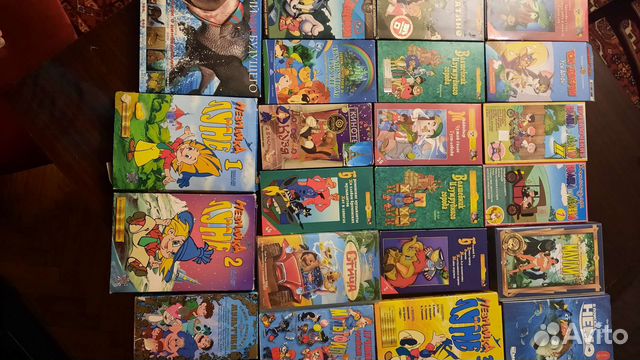 Видеокассеты мультики и фильмы VHS
