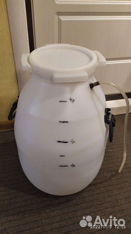 Пластиковый бак для браги