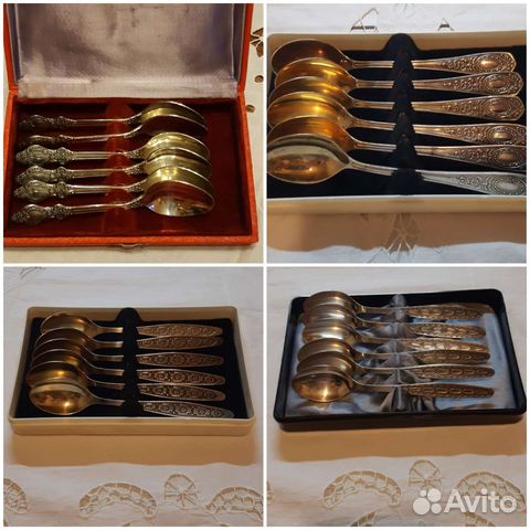 Наборы, Чайные ложки мельхиор, СССР