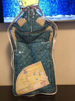 Зимний конверт на выписку