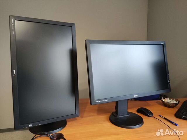 60 ЖК мониторов 24 дюйма benq bl2405ht/Hdmi/2м.с