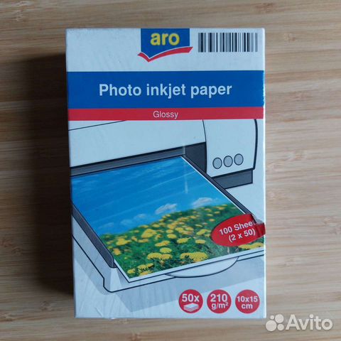 Фотобумага для струйной печати 10/15 см 100 листов