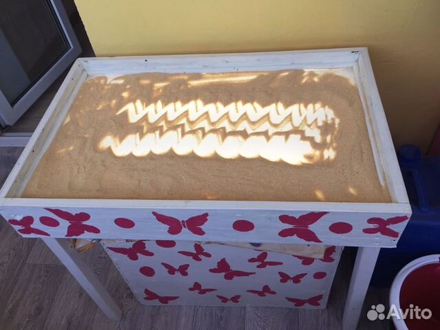 Стол для занятий с песком, с подсветкой