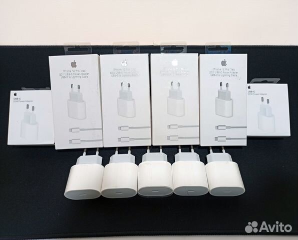 Блок для быстрой зарядки 20 Ватт на iPhone