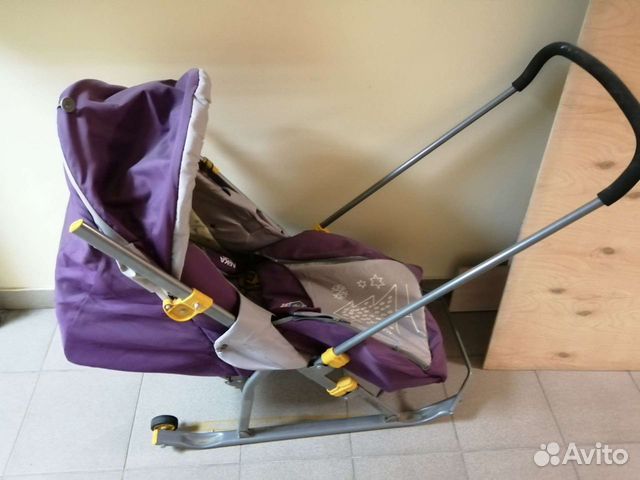 Детские санки на калесиках