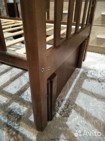 Детская кровать маятник +матрас