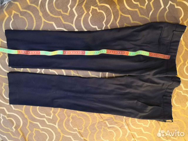 Брюки школьные синие 128 и жилет