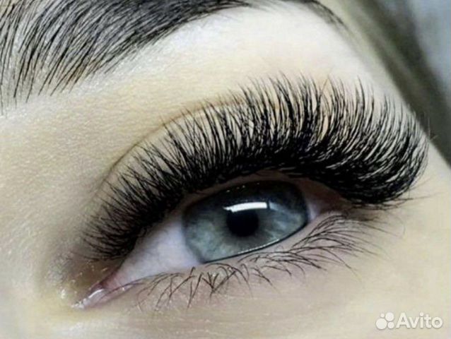 Наращивание ресниц, окрашивание бровей