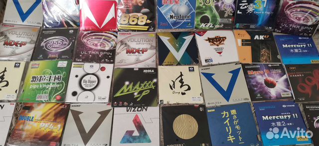 Накладки для настольного тенниса