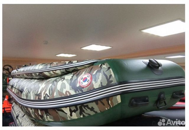 Лодка mishimo family lite DF 400, в цвете камуфляж