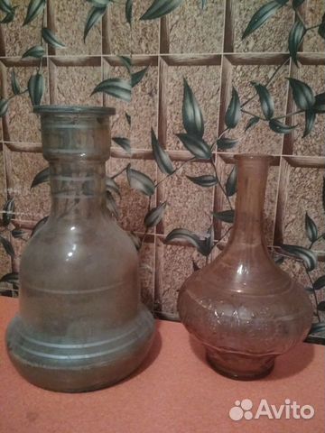 Вазы. Цветное стекло