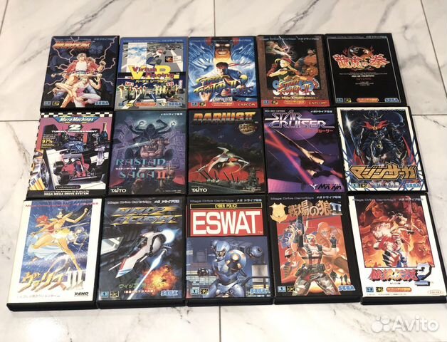 Картриджи Sega Mega Drive оригинал
