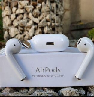 Airpods 2 с функцией беспроводной зарядки