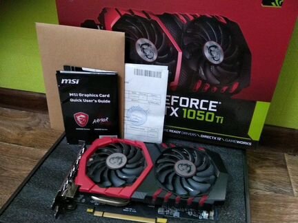 Видеокарта MSI GeForce GTX 1050Ti Фото