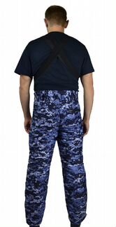 Полукомбинезон теплый синяя точка росгвардия