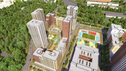 1-к квартира, 38.2 м², 12/12 эт.