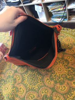 Клатч кожаный