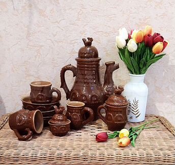 Сервиз глиняный набор