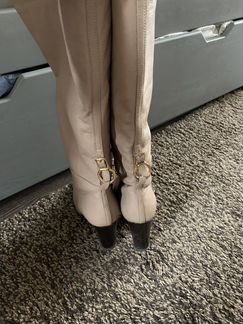 Сапоги кожаные