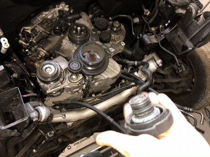 Шкив помпы бмв е39 м54 м52ту, крыльчатка помпы bmw