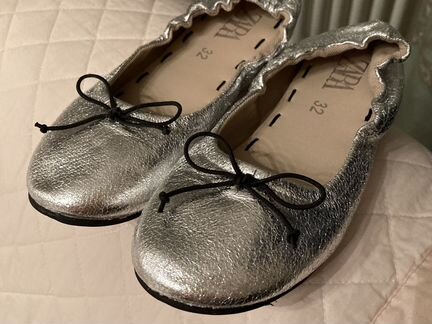 Туфли балетки zara 32 р-р