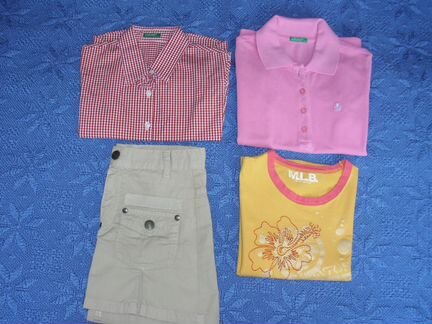 Юбка детская коричневая Benetton