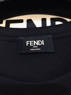 Fendi Футболка с логотипом FF Оригинал Италия