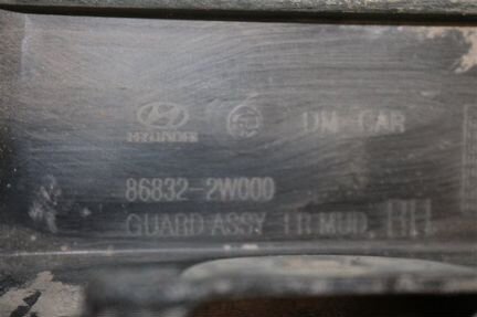 Брызговик передний правый Hyundai Santa Fe 3 2012