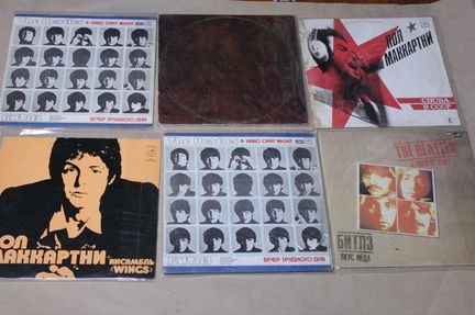 Битлы Битлс Битлз Пол Маккартни коллекция винила