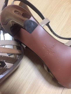 Босоножки туфли летние кожа лак 38