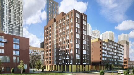 1-к квартира, 29.6 м², 28/51 эт.