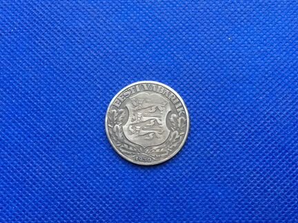 2 кроны, юбилейные, серебро, 1930, замок в Таллине