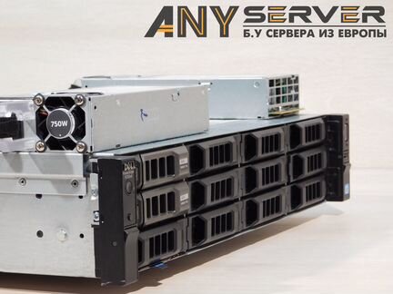 Сервер Dell R720xd 2x E5-2650v2 32Gb H710 12x3.5