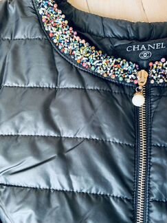 Стеганое пальто в стиле Chanel
