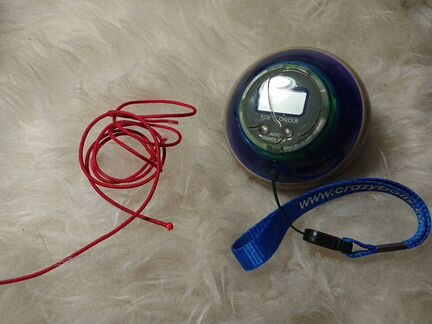 Powerball neon blue gyroscope