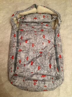 Конверт зимний меховой для прогулки