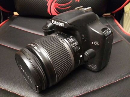 Зеркальный фотоаппарат Canon 450d Kit