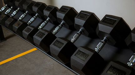 Гантельный ряд 12,5-30 кг (8 пар)