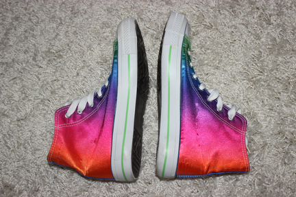 Новые разноцветные кеды 38 размер