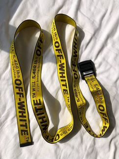 Off-White Indsutrial belt yellow