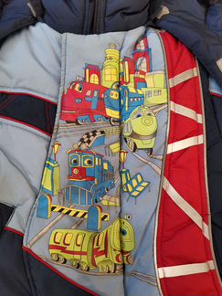 Костюм зимний (р-р 86-92, б/у)