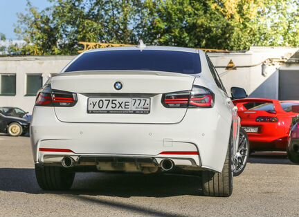 Накладки на задний бампер BMW 3 серия F30