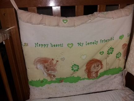 Бортики в детскую кроватку