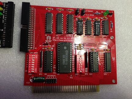 Плата расширения (адаптер) XT-CF ISA 8 бит