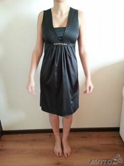 Серое платье