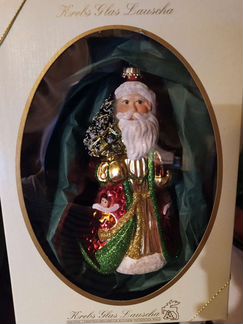 Новогодняя игрушка Санта-Клаус Krebs Glas Lauscha