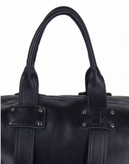 Мужская кожаная сумка C.Klein спортивная дорожная