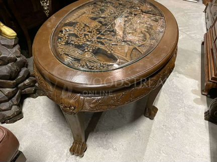 Комплект для чаепитий: стол и 4 табурета в стиле ш