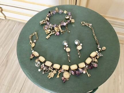 Комплект с кристаллами Swarovski
