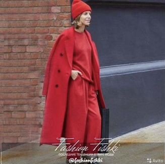 12storeez кофта из шерсти красная с подкладкой